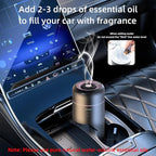 Car Aromatherapy Diffusers for Essential Oils，Mini USB Air Scent Small Humidifier with 7-LED Color Changing for Car Room Home
