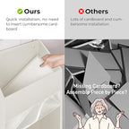 GRANNY SAYS Over the Door Organizer, 5-Shelf Waterproof Behind the Door Storage with 8 Pockets and Clear Window, Anti Tilt 45