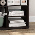 Furinno Cubicle Cube Insert, H-Shelf Cube Organizer, 2-Tier Shelf Dividers, Fits into Furinno Extra Thick Cubes, for Organize