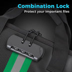 Accordion File Organizer with Combination Lock,Fireproof Expanding File Folder with Multi Pockets,13 Pockets Document Organiz