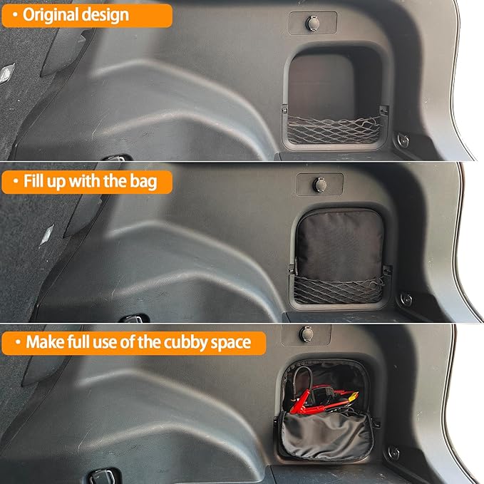 Trunk Upgrade, Trunk Organizer Pocket Bag, Trunk Cubby Storage bag,Cargo side pocket For Toyota Rav4 2025 2024 2023 2022