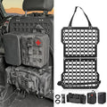Tactical Truck Organizer with MOLLE Panel and 3 Storage Bags - Modular Tailgate Panel Vehicle Seat Cover
