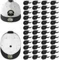 48 Pack Adhesive Hat Hooks for Wall, Super Strong Hat Rack for Baseball Caps, Hat Organizer Display for Home Decor, Hat Hange