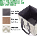NERUB Reusable Grocery Tote Bags - Heavy Duty with Reinforced Bottom, Foldable Large Shopping Bags for Groceries (3 Pack)