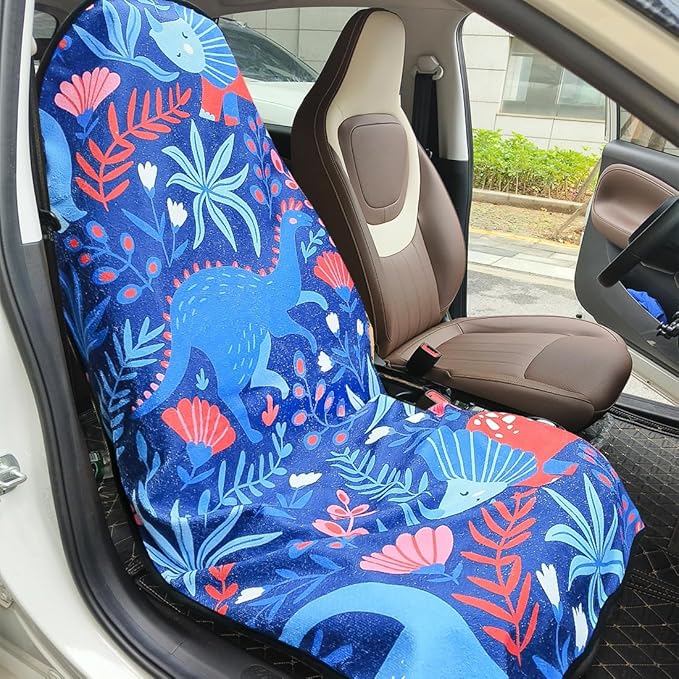 Waterproof Sweating Car Seat Cover for Post Gym Workout, Running, Swimming, Beach and Hiking, Universal Fit Non-Slip Bucket S