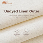 Cotton Linen Drawer Organizer for Baby Clothes, 12Pack Multi-Size Nursery Dresser Dividers for Clothes, Premium Foldable Stor