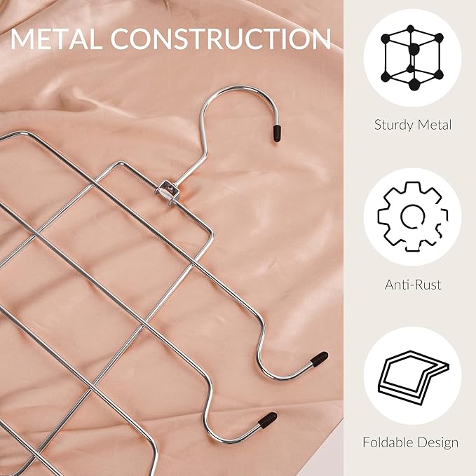 ZEDODIER 6 Pack Tank Top Hanger Space Saving, Bra Hangers for Closet Organizer, Hanging Bra Organizer Tank Tops Holder with 4