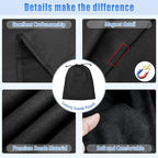 ZATOOTO Suede Car Window Shades 4PCS - Car Window Covers for Ultimate Privacy, UV Protection, and Heat Insulation, Side Window Sun Shade Perfect for Camping, Travel, Baby Safety, and Daily Use