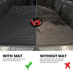 LASFIT Trunk Mat with Backrest Mat 2021-2026 for Chevrolet Chevy Suburban/GMC Yukon XL (Only Yukon XL, Not Fit Yukon)/Cadillac Escalade ESV (Only Escalade ESV, Not Fit Escalade)