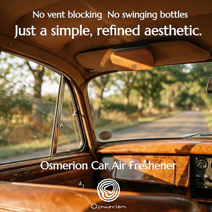 Car Air Freshener - Wood Air Freshener for Visor Clip - Long Lasting Car Odor Eliminator - Vehicle Scent Diffuser - Variety S