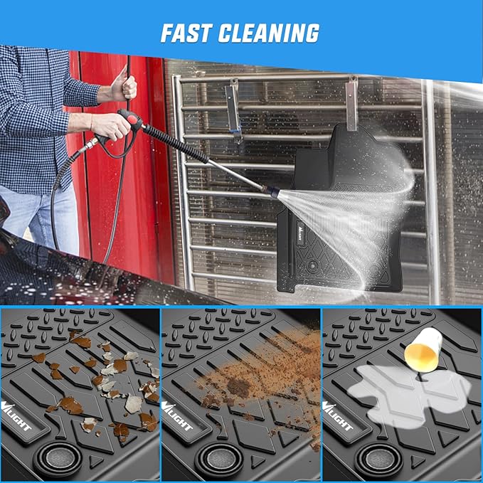 Nilight TPE Floor Mats for Toyota Tundra CrewMax Cab Only 2022 2023 2024 2025 2026 All Weather Custom Fit Heavy Duty Floor Liners