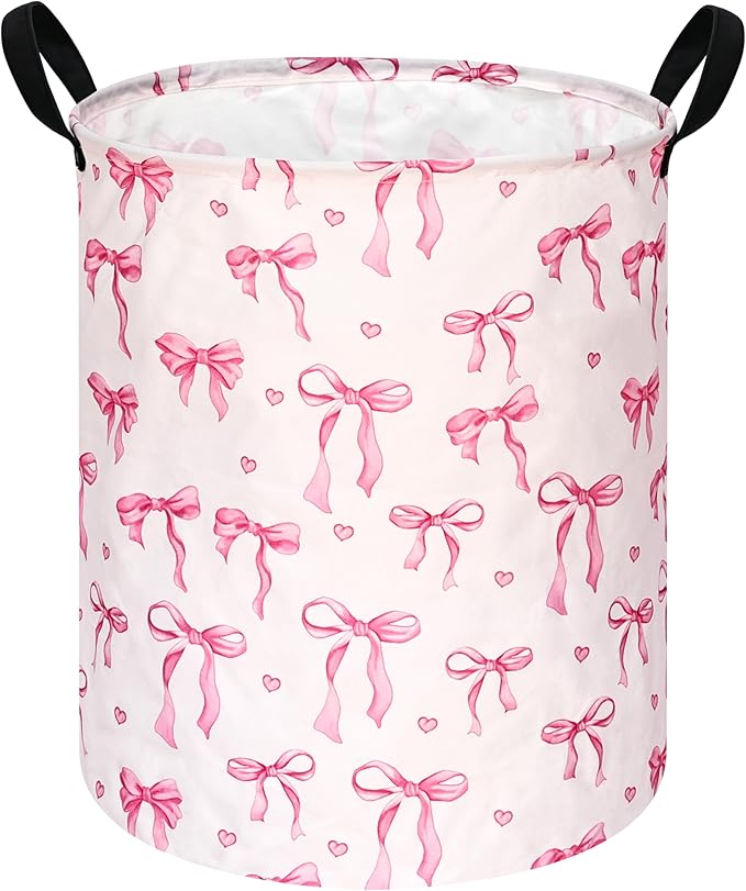 Girls Storage Basket Kids Laundry Hamper Women Organizer Bins Nursery Hamper Gift Baskets for Home,Office,Home Decor