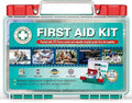 General Medi 295 Pieces Professional First Aid Kit - HardCase First Aid Box - Contains Premium Medical Supplies for Travel, H