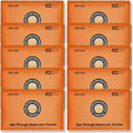 100g [10 Packs] See-Through Desiccant Packs for Storage,Rechargeable Silica Gel Packets, Moisture Absorbers for Storage