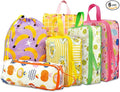 6 Pcs Compression Packing Cubes, Packing Cubes for Travel, Waterproof Luggage Organizer Bags Set, Cute Packaging Cubes for Wo