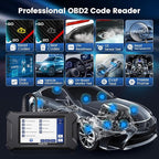 MUCAR CS6 OBD2 Scanner Diagnostic Tool, Engine Transmission BCM Car Scanner, ABS Code Reader, SRS TPMS Scan Tool, 7 Reset