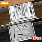 Kitchen Silverware Drawer Organizer and Storage Utensilios De Cocina Modernos Soporte Para Cucharas Trastes De Cocina Organiz