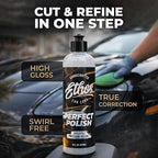 Ethos Perfect Polish – Versatile High Gloss Finish for Cars, Water-Based, No Fillers – One Step to Cut, Refine & Perfect Car Polish 16 Fl oz