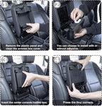 Center Console Hidden Organizer Box Compatible with Jeep Wrangler JL/JLU 4XE and Jeep Gladiator JT 2018-2023 2024 2025 Accessories Armrest Secret Compartment One-Touch Hidden Storage（Patent Design）