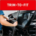 Black Magic Insta-Cling 5% VLT Tinted Window Film, Reusable Car Window Tint — Black