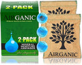 Natural Moisture Absorber Dehumidifier Bags (2-Pack) - Plant & Mineral Desiccant Pouches for Closet, Car, Gun Safe, RV,