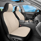 FLORICH Car Seat Covers Front Seat, Leather Seat Covers for Cars, Waterproof Car Seat Protector Breathable, Front Seat Covers
