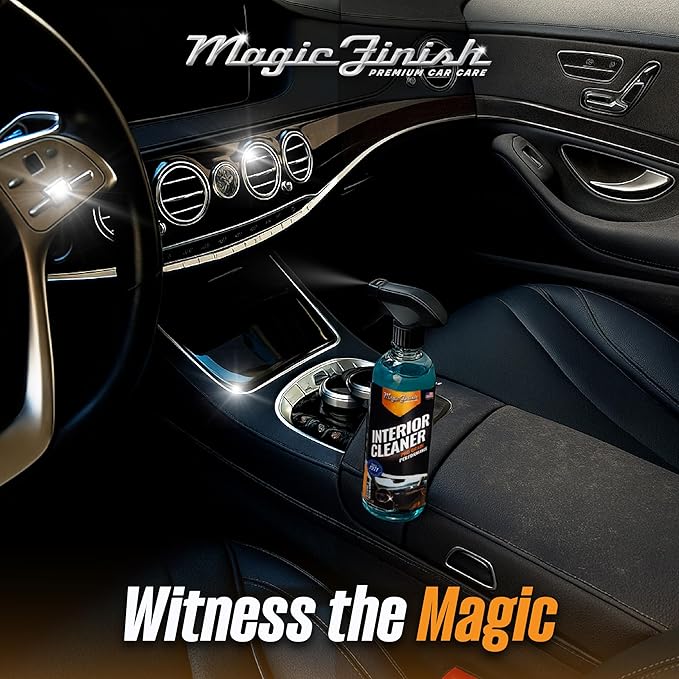 Magic Finish Interior Cleaning Spray (16 fl oz) – All-in-One Car Cleaner Spray for Seats, Dashboards & Consoles – Fast-Acting