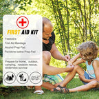 Nilight Car Emergency Kit with Jumper Cable Air Compressor Tire Repair Essential Tools First Aid Alligator Connector Electric