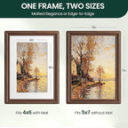 16 inch White Wall Floating Shelves Set of 2 with 2 Picture Frames, 4 x 6 Photo Frame and 5 x 7 Picture Frames