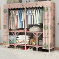 Portable Wardrobe Closet For Hanging Clothes, Installation-free Wardrobe, One-piece Folding Design,closet Organizer System,wa