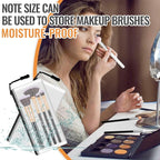 24pcs Mesh Zipper Pouch Bags 9.3 x 4.7 Inches, Black Small Clear Pouches Bulk, Travel Cosmetics Organization, Classroom and O