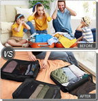 Silkfly 8 Pcs XL Packing Cube for Travel Luggage Organizer Suitcase High Capacity Large Packing Bag Bulk Reusable Mesh Travel