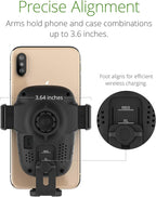 iOttie Auto Sense Qi Wireless Car Charger - Automatic Clamping Dashboard Phone Mount with Wireless Charging for iPhone, Samsung Galaxy, Google Pixel, Huawei, LG, and Other Smartphones
