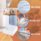 TAILI 12 Pack Vacuum Storage Bags, Jumbo Vacuum Seal Bags for Clothing (40x31 Inch), Space Saver for Bulky Comforter Blankets
