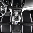CAR PASS Rhinestone Bling Diamond Car Seat Covers Leather Shining Car Floor Mats Carpet Waterproof Anti-Slip Nibs Car Accesso