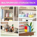 ANTOWIN 2 Pack Purse Organizers for Closet, Clear Adjustable Shelf Divider, Handbag Separators Storage Organizer, Shelf Divid