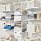 GRANNY SAYS 6-Shelf Hanging Organizer for Closet, Separable to 2 Pack 3-Shelf Hanging Shelves, Organization and Storage with 