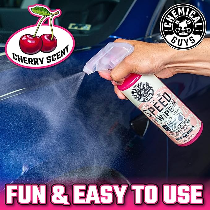Chemical Guys WAC_202_1602 Speed Wipe Spray Gloss & Quick Detailer, Great for Cars, Trucks, SUVs, Motorcycles, RVs & More, Ch