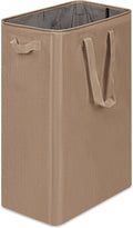 efluky Slim Laundry Basket, Narrow Laundry Hamper with Handles, Collapsible Dirty Clothes Hamper, Tall Laundry Bin for Laundr