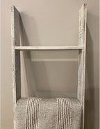 Blanket Ladder 5 Foot Fully Assembled | 60 Inch Rustic Reclaimed Wood Ladder for Blankets, Quilts, Towels, Throws, Decorative