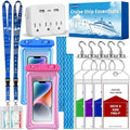 Cruise Essentials 2026,Cruise Must Haves Kit,Non-Surge Protector Power Strip,Magnetic Hooks,Lanyards,Luggage Tags,Towel Bands