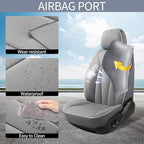 Car Seat Covers Full Set, Leather Seat Covers for Cars, Waterproof Car Seat Protector,Non-Slip Car Interior Covers, Automotiv