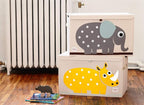 3 Sprouts Large Toy Chest for Kids with Lid and Handles - Collapsible Toy Storage Bin/Trunk/Box/Basket Organizer for Boys & G