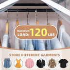 STORAGE MANIAC 2-Pack Hanging Garment Bag Zipper Cover with Sealed Clear Window, Long Garment Cover for Closet Storage Wardro
