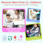 J.L. Childress Padded Backpack Car Seat Bag - Car Seat Travel Bag for Airplane, Cover Fits Most Baby & Infant Carriers & Boos