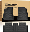 Michelin Premier Series Floor Mats for 2017-2023 Tesla Model 3, 3PCS, All-Weather Floor Liner, Custom Fit, Durable TPE, Non-Slip,Not Fit 2024+ Model 3 Highland