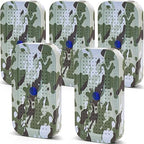 5 Packs Gun Safe Dehumidifier 40 Gram Reusable Indicating Silica Gel Desiccant Canister- Camouflage Rechargeable Humidity