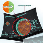 500g x 2pcs Rechargeable Desiccant Packs, Reusable Car Dehumidifier, Microwave Reactivated Silica Gel Packets Moisture