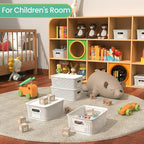 Plastic Storage Baskets with Lid-Plastic Storage Containers Stackable Storage bins: Storage Baskets for Organizing Shelves Dr