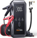 YaberAuto 9-in-1 Jump Starter with Air Compressor 5500A 150PSI Portable Car Battery Jump Starter (All Gas/10L Diesel), 12V
